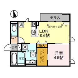 ヴィヴァーチェの物件間取画像